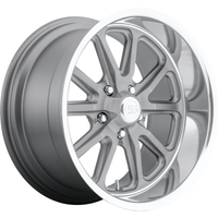 US Mag Wheel U111 RAMBLER Textured Gray W/ Dc Lip