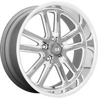 US Mag Wheel U130 BULLET Textured Gunmetal W/ Mill Edge