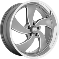 US Mag Wheel U133 DESPERADO Anthracite Milled Diam-cut Lip