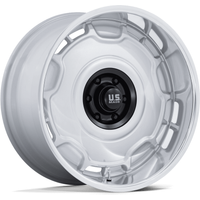 US Mag Wheel UC146 ARLINGTON Silver M-blk Center W/ Dc-lip