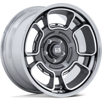 US Mag Wheel UC147 FLAGSTAFF Anthracite W/ Mach-fc & Chr-lp