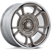 US Mag Wheel UC147 FLAGSTAFF Pewter W/ Chrome Lip
