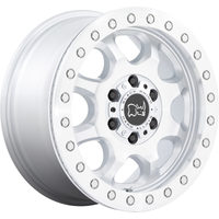 Black Rhino Wheel VENTURE BEADLOCK Machined Silver - 17x8 - 6x130 Bolt Pattern - 38 Offset Rims
