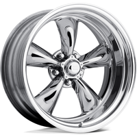 American Racing Wheel VN405 TORQ THRUST II CUSTOM Two-pc Chrome W/ Polish Barrel - 20x10 - 5x120.65 Bolt Pattern - 35 Offset Rims