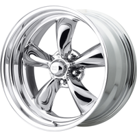 American Racing Wheel VN405 TORQ THRUST II CUSTOM Two-pc Chrome W/ Polish Barrel - 20x10 - 5x120.65 Bolt Pattern - -51 Offset Rims