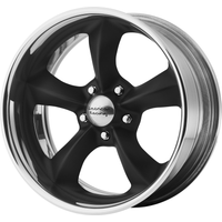 American Racing Wheel VN425 TORQ THRUST SL Hot Rod Black W/ Pol Lip - 20x10.5 - 5x114.3 Bolt Pattern - 25 Offset Rims