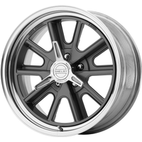 American Racing Wheel VN427 SHELBY COBRA Two-pc Mag Gray Polish Barrel