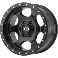 XD Series Wheel XD131 RG1 Satin Black - 17x9 - 6x139.7 Bolt Pattern - -12 Offset Rims