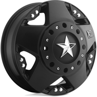 XD Series Wheel XD775 ROCKSTAR Dually Matte Black Front - 20x8.5 - 5x108 Bolt Pattern - 10 Offset Rims