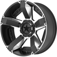 XD Series Wheel XD811 ROCKSTAR II Machined Face W/ S-blk Windows