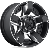 XD Series Wheel XD811 ROCKSTAR II Matte Black Mach W/ Accents