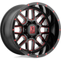 XD Series Wheel XD820 GRENADE Satin Black Milled W/ Rtcc