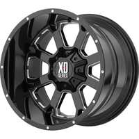 XD Series Wheel XD825 BUCK 25 Gloss Black Milled
