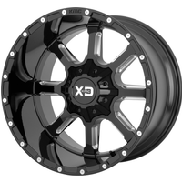 XD Series Wheel XD838 MAMMOTH Gloss Black Milled - 20x9