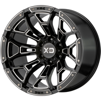 XD Series Wheel XD841 BONEYARD Gloss Black Milled