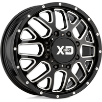 XD Series Wheel XD843 GRENADE DUALLY Gloss Black Milled