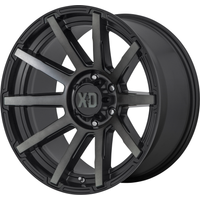XD Series Wheel XD847 OUTBREAK Black Gray Tinted