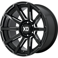 XD Series Wheel XD847 OUTBREAK Gloss Black Milled