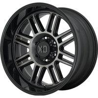 XD Series Wheel XD850 CAGE Black Gray Tinted
