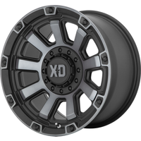 XD Series Wheel XD852 GAUNTLET Black Gray Tinted