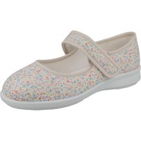 Womens Wide Fit Mary-Jane Easy Access Canvas Shoes - Penguin