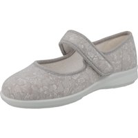 Womens Wide Fit Mary-Jane Easy Access Canvas Shoes - Pelican
