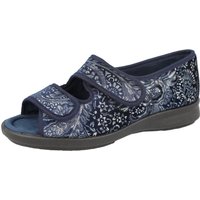 Womens Wide Fit Twin Strap Slippers - Hoe