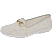 Womens Wide Fit Canvas Ballet Pumps - Alpha