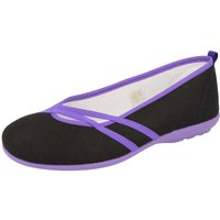 Womens Wide Fit Canvas Ballet Pumps - Sunflower