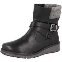 Womens Wide Fit Faux Leather Zip Fastening Ankle Boots - Mink