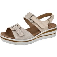 Womens Wide Fit Touch Fasten Wedge Sandal - Palm