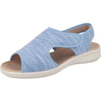 Womens Wide Fit Stretch Panels Sandals - Ragwort