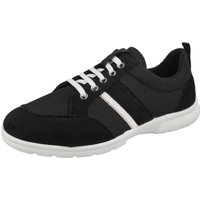 Mens Wide Fit Lace Canvas Flat Shoe - Tim