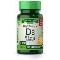 Nature'S Truth Vitamin D3 Softgels - 5000 Iu - 130 Ct