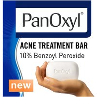 Panoxyl Acne Treatment Bar With 10% Benzoyl Peroxide, Maximum Strength Acne Bar Soap For Face, 4Oz