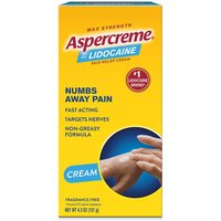Aspercreme With Lidocaine Maximum Strength Pain Relief Cream - 4.3 Oz