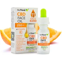 Rethink 250Mg All Natural Face Oil + Cbd & Vitamin C 15 Ml