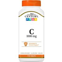 21St Century C 1000 Mg Tablets, Vitamin Supplement - 110 Ea
