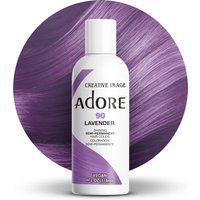 Adore Semi Permanent Hair Color - Vegan and Cruelty-Free Hair Dye - 4 Fl Oz - 090 Lavender