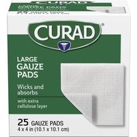 Curad Pro-Gauze Sterile Pads, 4" X, 4", 25 Count