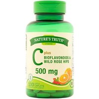 Nature'S Truth Vitamin C 500 Mg With Bioflavonoids & Rose Hips Tablets, 100 Ea