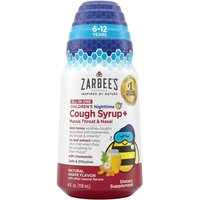 Zarbee'S Kids Nighttime Cough Syrup, Honey & Turmeric - 4 Fl Oz