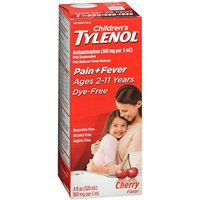 Tylenol Children'S Oral Suspension Medicine With Acetaminophen, Cherry, 4 Fl Oz