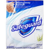 Safeguard Antibacterial Deodorant Soap White With Aloe