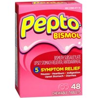 Pepto-Bismol Chewable Tablets Original 48 Tablets