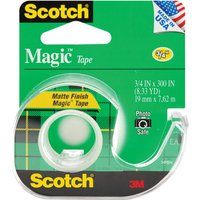 Scotch Magic Tape With Dispenser 1 Ea
