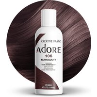 Adore Semi Permanent Hair Color - Vegan and Cruelty-Free Hair Dye - 4 Fl Oz - 106 Mahogany