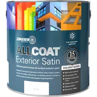 Zinsser AllCoat Exterior (Solvent Based), Black - Satin 1L