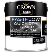 Crown Trade Fastflow Quick Dry Primer Undercoat 1L, White, Quick dry primer