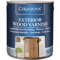 Ciranova Exterior Wood Varnish, Clear Matt, UV Clear Finish